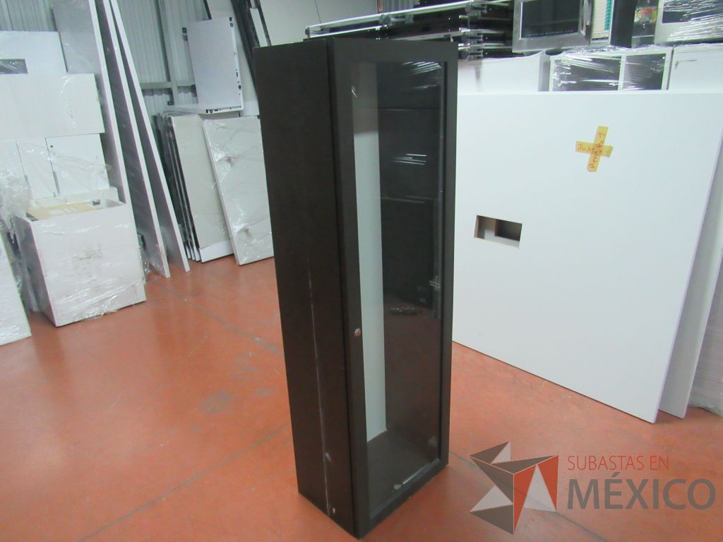 Lote 063 - 2 Gabinetes alto color gris con vidrio al medio - Imagen 7