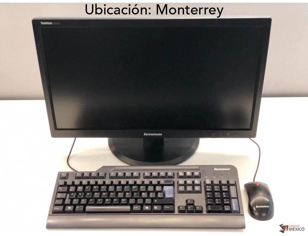 Lote 072 - Computadora Lenovo ThinkCentre M73, Core i5, 4 GB RAM, 500 GB HDD, Monitor 23"