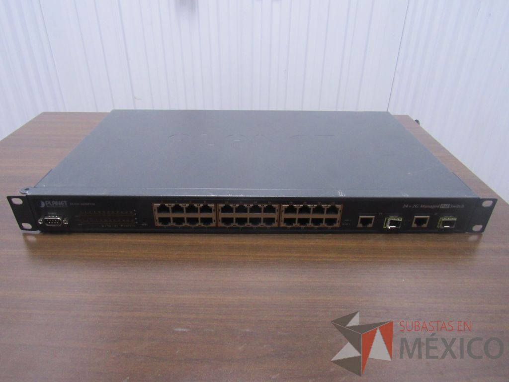 Lote 037 - Switch Planet de 24 puertos 10/100 Mbps + 2 Gigabit TP/SFP - Layer 2 Managed Switch, Modelo FGSW2620PVM - Imagen 3