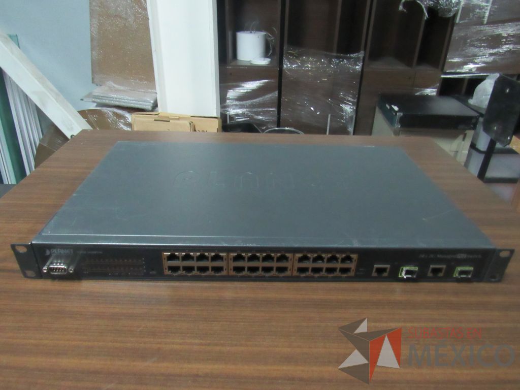 Lote 037 - Switch Planet de 24 puertos 10/100 Mbps + 2 Gigabit TP/SFP - Layer 2 Managed Switch, Modelo FGSW2620PVM - Imagen 4