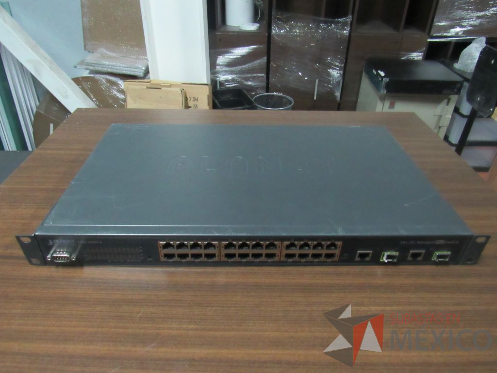Lote 037 - Switch Planet de 24 puertos 10/100 Mbps + 2 Gigabit TP/SFP - Layer 2 Managed Switch, Modelo FGSW2620PVM - Imagen 6