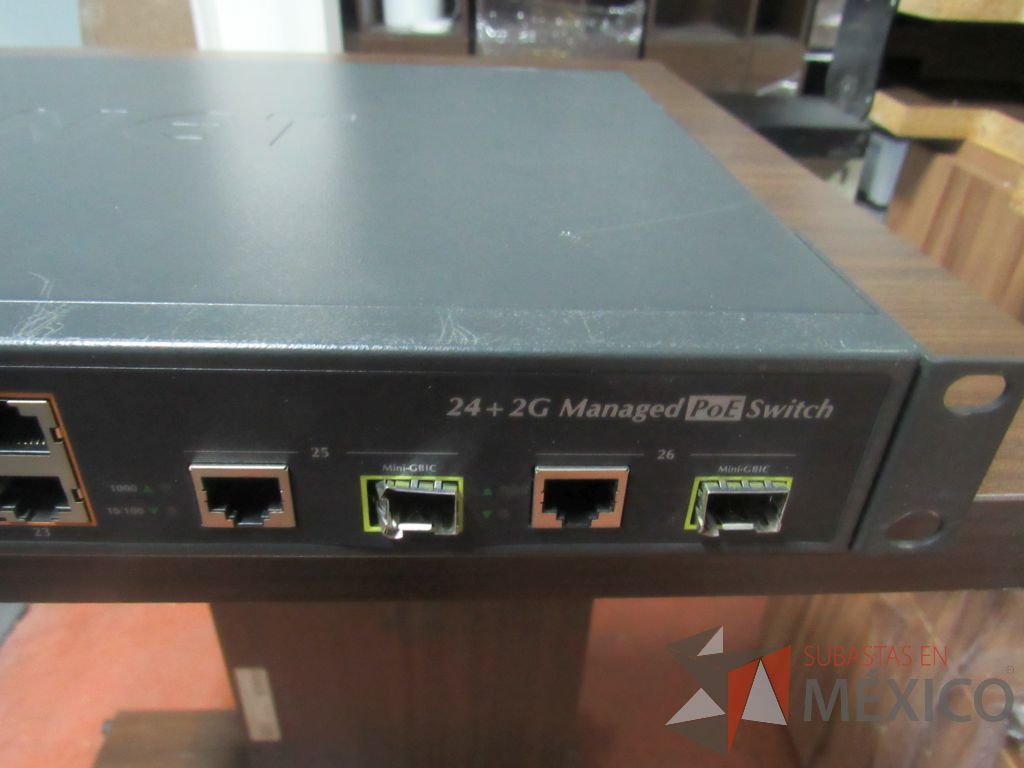 Lote 037 - Switch Planet de 24 puertos 10/100 Mbps + 2 Gigabit TP/SFP - Layer 2 Managed Switch, Modelo FGSW2620PVM - Imagen 15