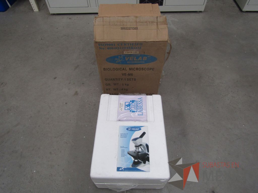 Lote 032 - Microscopio VELAB, Modelo VE-M6 - Imagen 6