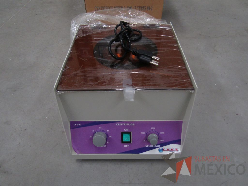 Lote 039 - Centrifugadora para 12 tubos de 20 ml LEEX, Modelo: CE1420 - Imagen 2