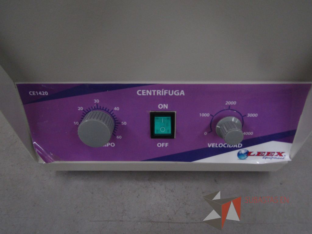 Lote 039 - Centrifugadora para 12 tubos de 20 ml LEEX, Modelo: CE1420 - Imagen 8
