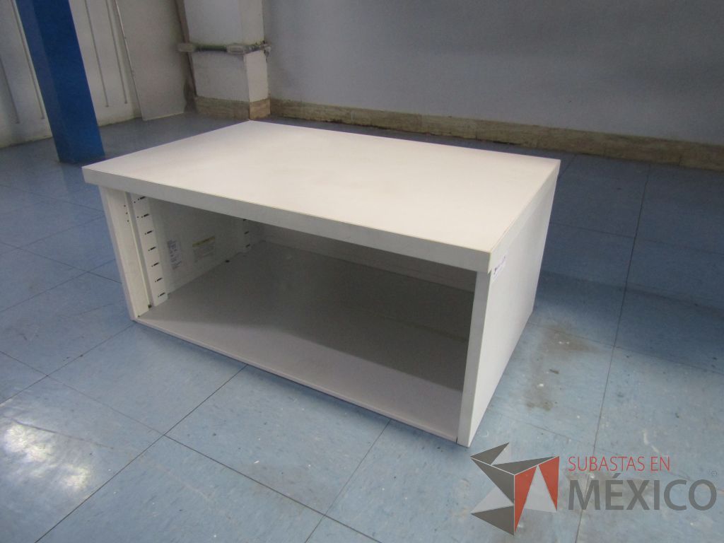 Lote 048 - 5 Gabinetes metálico con 1 espacio color blanco - Imagen 6
