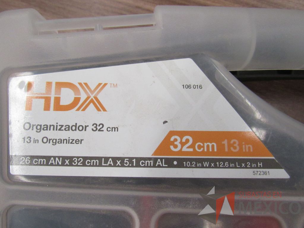 Lote 179 - Organizador de 32 cm y Anaquel metálico de 4 entrepaños - Imagen 4