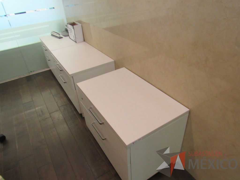 Lote 015 -8 Archiveros horizontales de 2 cajones color blanco - Imagen 9
