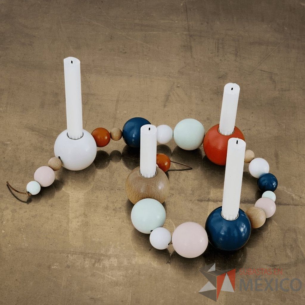 Lote 0071 - Portavela String Multicolor - Imagen 2