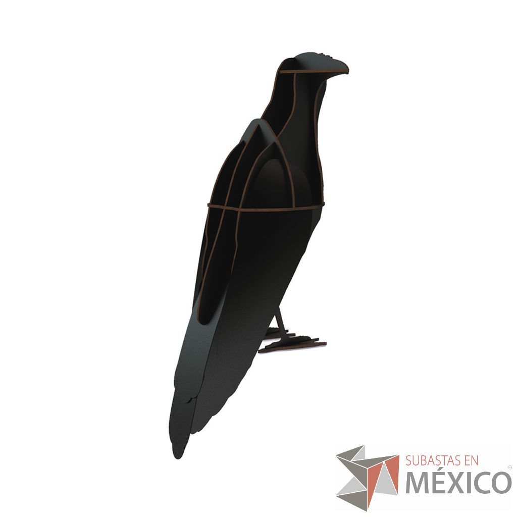 Lote 0106 - Figura Decorativa The Ravens - Alfred Negro