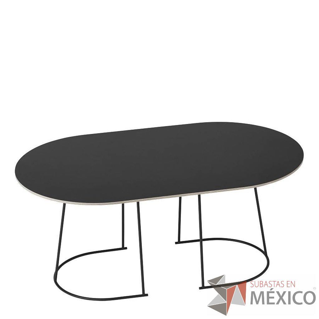 Lote 0165 - Mesa de Centro Airy Negro Large, Muuto