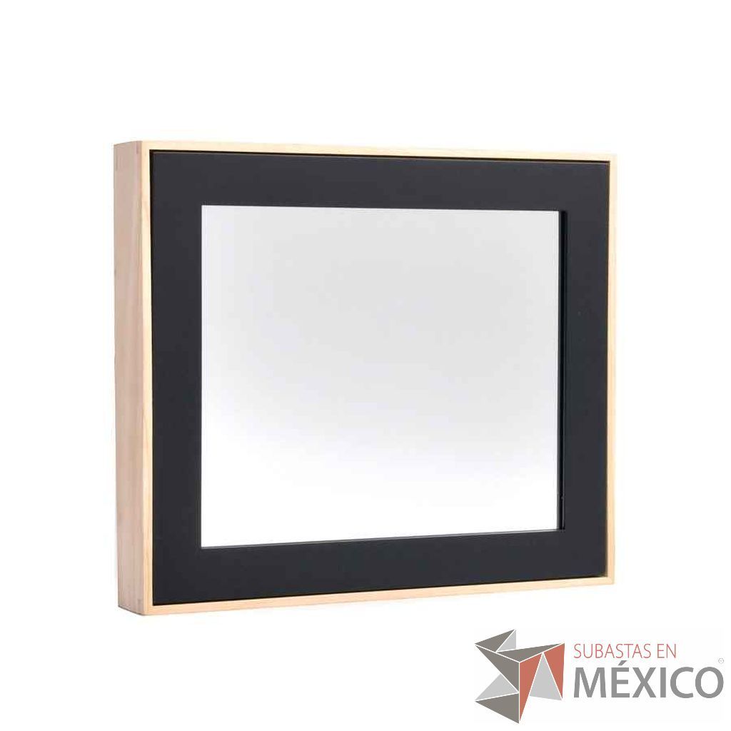 Lote 0237 - Maceta Cubic Yo Blanco y Espejo Palm Mirror 26X31 cm Bicolor - Imagen 2