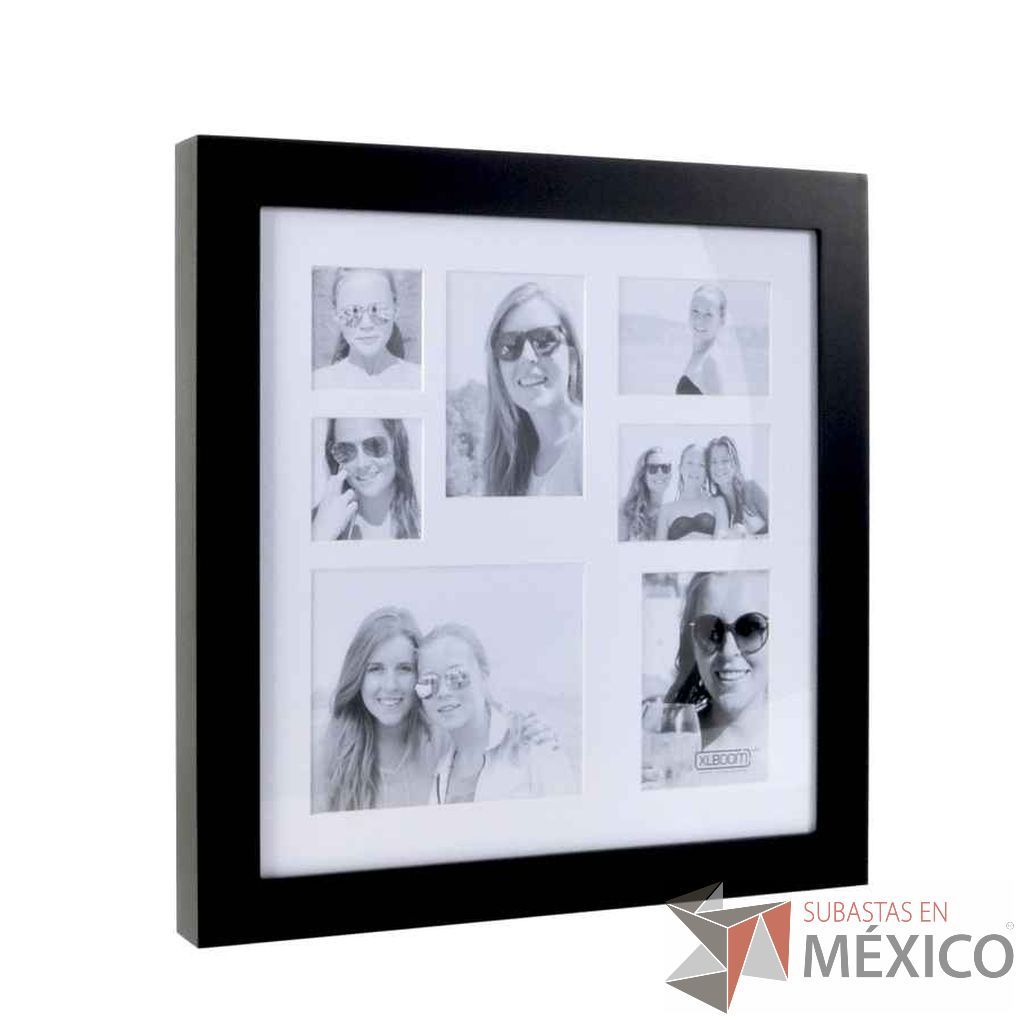 Lote 0521 - Portaretratos Image Frame 7 Fotos Negro