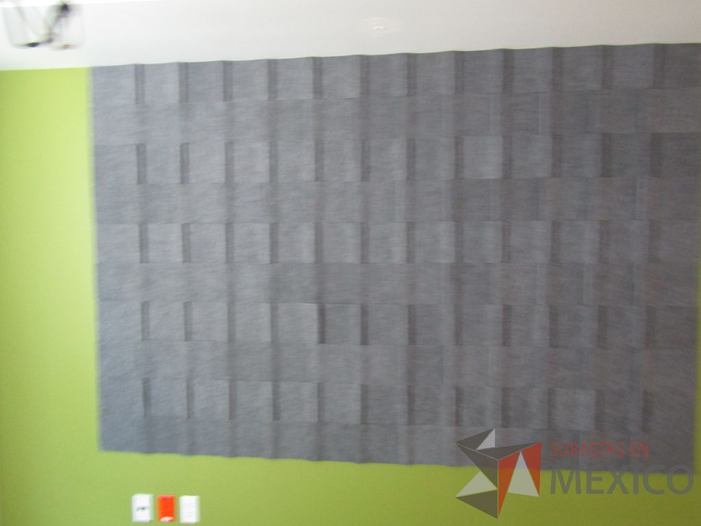 Lote 167 - 8 Paneles decorativos de absorción acústica en color gris - Imagen 3