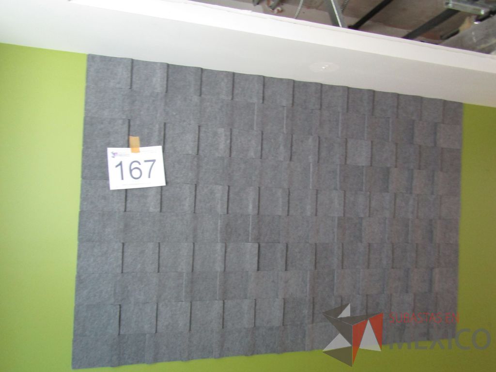 Lote 167 - 8 Paneles decorativos de absorción acústica en color gris - Imagen 5