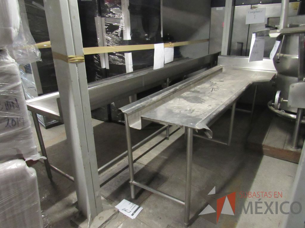 Lote 017 - 1 Mesa de Acero Inoxidable (3pzas), 1 Congelador industrial, 1 Freidora industrial - Imagen 11