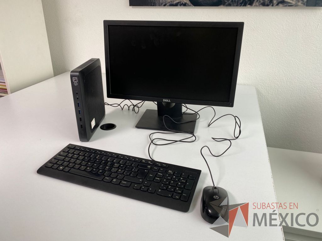 Lote 208 - Desktop HP, ThinkPro T620 HP t620 Flexible Thin Client, Disco Duro de 240 GB, 4 GB RAM y Monitor 20" - Imagen 3