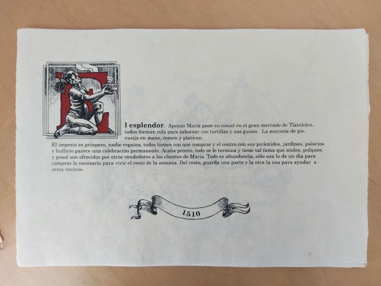 Lote 001 - Cuento de Bernardo Domínguez en una Caja de madera con 21 dibujos realizador por EKO - "María ríe por Dentro" - Dibujo/tinta - Imagen 8