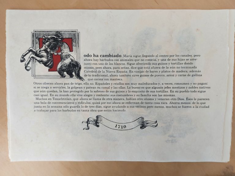 Lote 001 - Cuento de Bernardo Domínguez en una Caja de madera con 21 dibujos realizador por EKO - "María ríe por Dentro" - Dibujo/tinta - Imagen 11