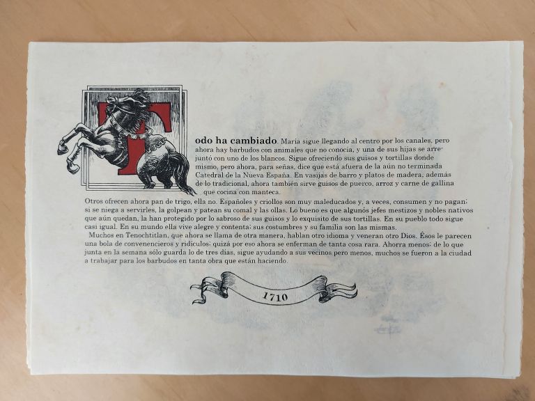 Lote 001 - Cuento de Bernardo Domínguez en una Caja de madera con 21 dibujos realizador por EKO - "María ríe por Dentro" - Dibujo/tinta - Imagen 12