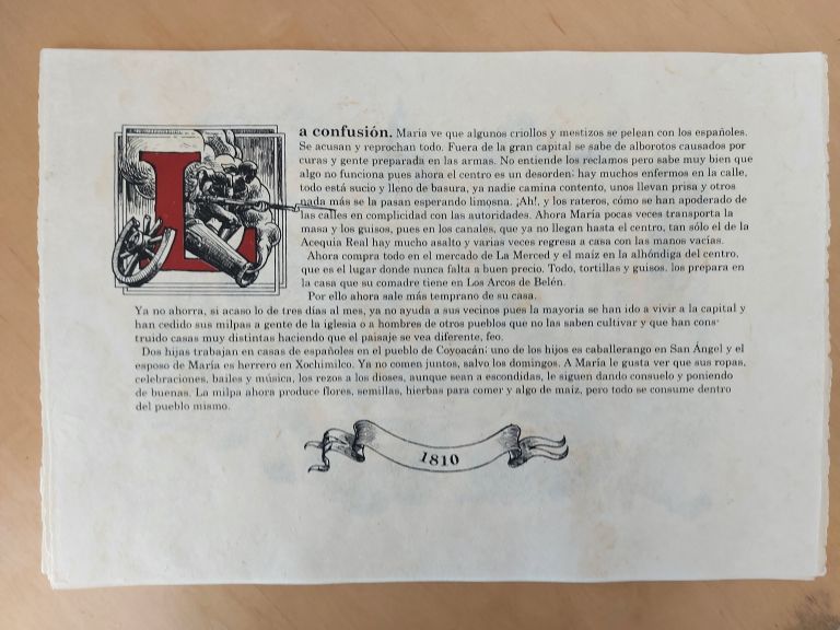 Lote 001 - Cuento de Bernardo Domínguez en una Caja de madera con 21 dibujos realizador por EKO - "María ríe por Dentro" - Dibujo/tinta - Imagen 14