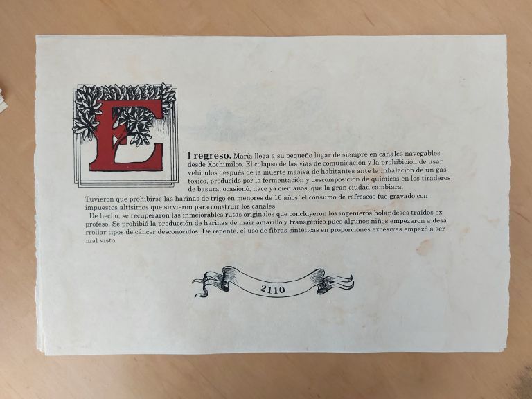 Lote 001 - Cuento de Bernardo Domínguez en una Caja de madera con 21 dibujos realizador por EKO - "María ríe por Dentro" - Dibujo/tinta - Imagen 22