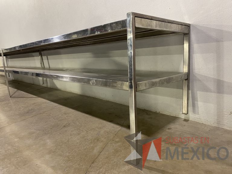 Lote 002 - Repisa de acero inoxidable - Imagen 7