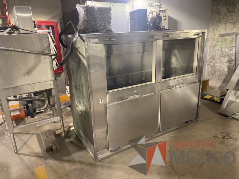 Lote 017 - Refrigerador de 4 puertas desmontables de acero inoxidable - Imagen 5