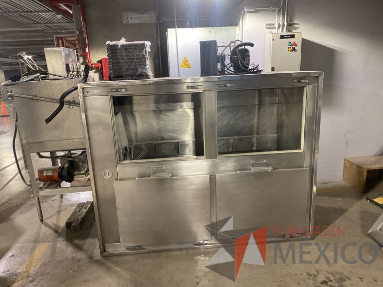 Lote 017 - Refrigerador de 4 puertas desmontables de acero inoxidable - Imagen 6