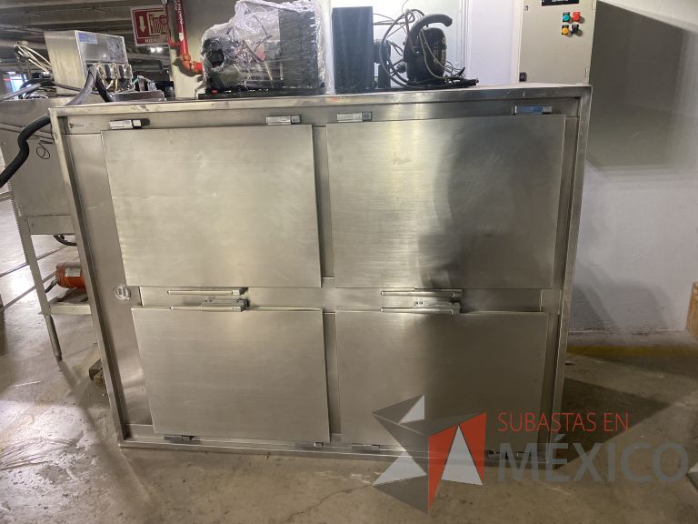 Lote 017 - Refrigerador de 4 puertas desmontables de acero inoxidable - Imagen 17