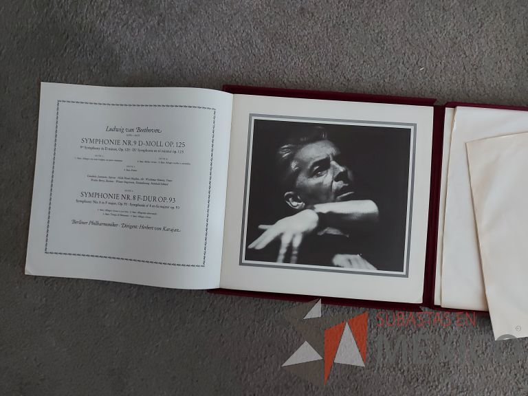 Lote 075 - 5 Vinilos LP de Beethoven - Imagen 9