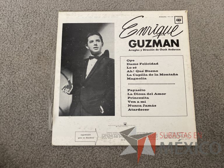 Lote 074 - 4 Vinilos LP de música romántica mexicana - Imagen 10