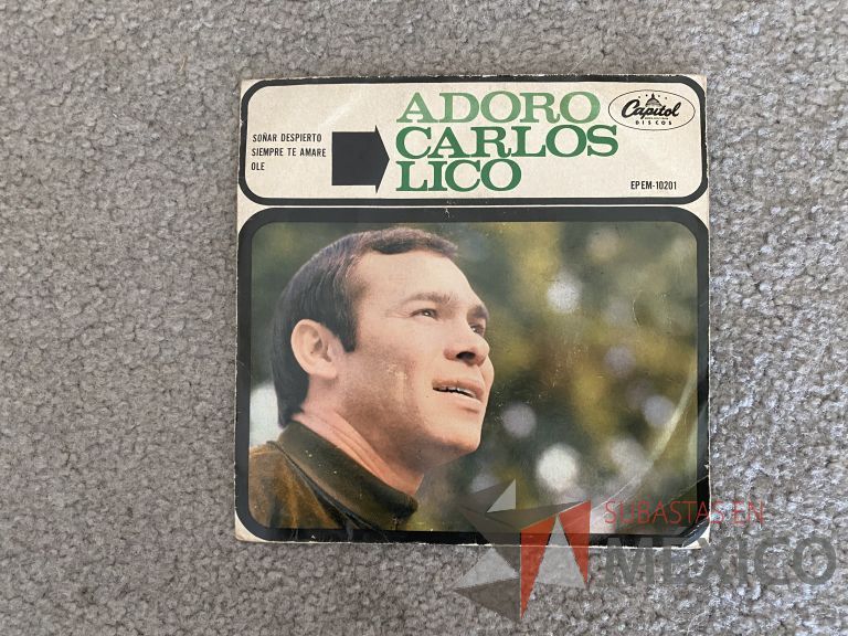 Lote 072 - 5 Vinilos LP de música romántica y boleros