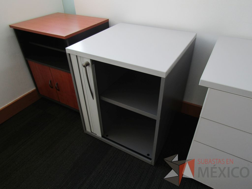 Lote 007 - 2 Gabinetes con 1 puerta corrediza y 1 entrepaño - Imagen 4