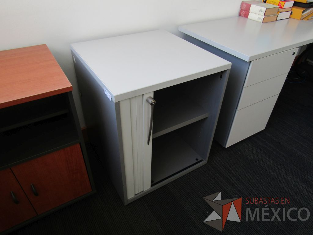 Lote 007 - 2 Gabinetes con 1 puerta corrediza y 1 entrepaño - Imagen 5