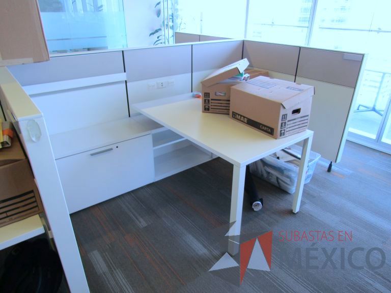 Lote 003 - Estación de trabajo para 14 personas con mampara baja - Imagen 13