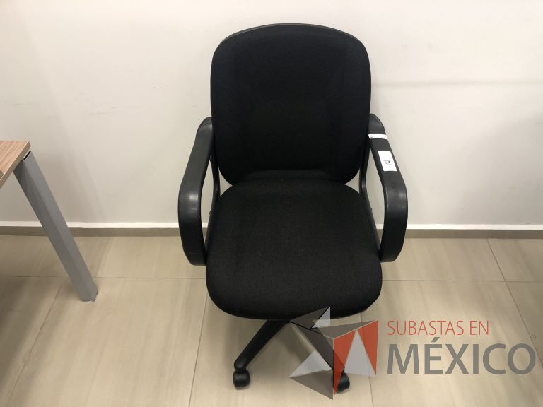 Lote 029 - Sillas ejecutivas con ruedas, asiento y respaldo