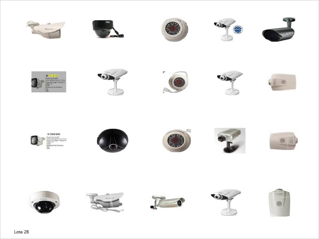 Lote 017 - 160 Camaras de seguridad de diferentes marcas y modelos
