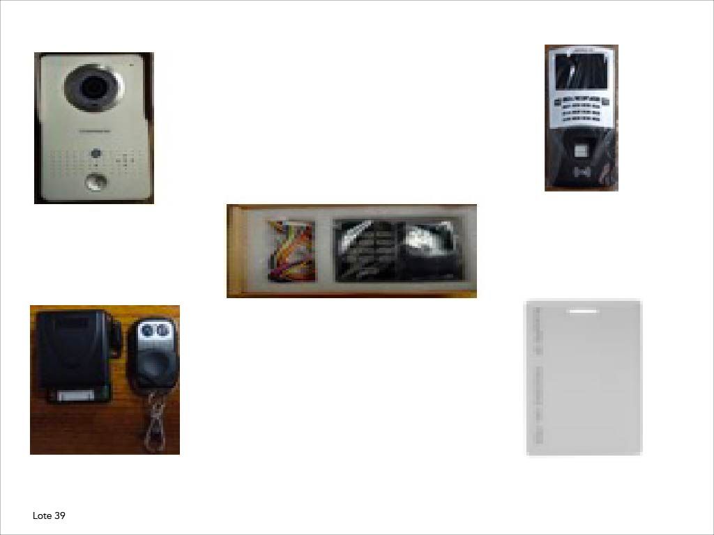Lote 039 - 107 Controles de acceso, 10 Unidades de video y 289 Tarjetas de acceso