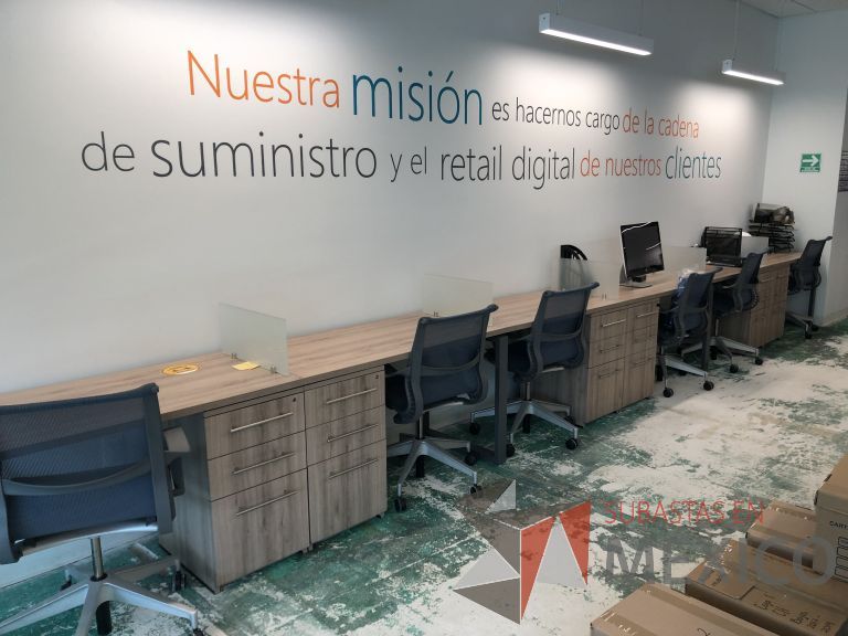 Lote 006 - Estación de trabajo lineal para 6 personas - Imagen 12