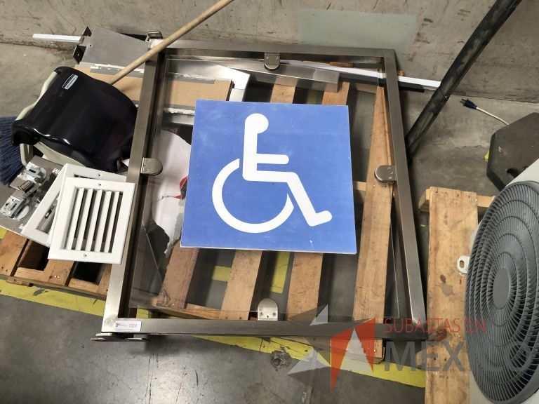 Lote 007 - Torniquete con puerta de bandera de cristal para acceso de discapacitados - Imagen 2