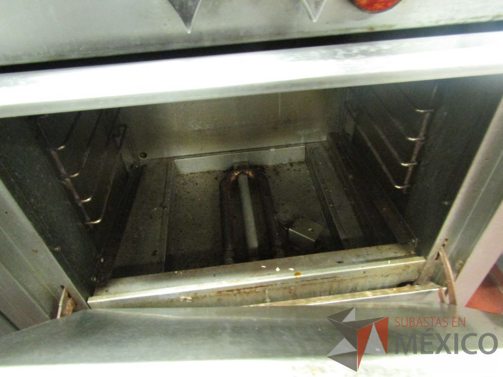 Lote 459 - Plancha con 4 quemadores, freidora y horno de acero inoxidable - Imagen 24