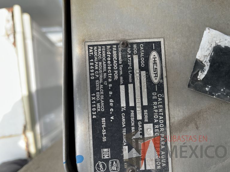 Lote 093 - Boiler marca HESA - Imagen 7