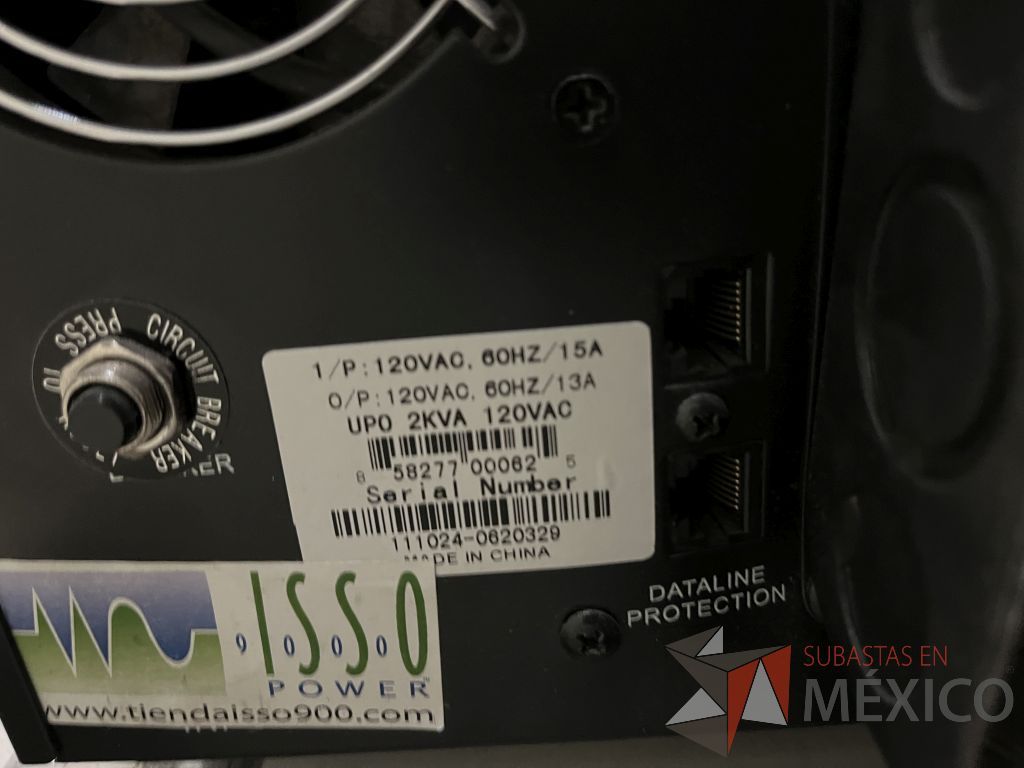 Lote 050 - 12 UPS diferentes modelos, marca GE, TOSHIBA, APC 1500 y CDP - Imagen 32