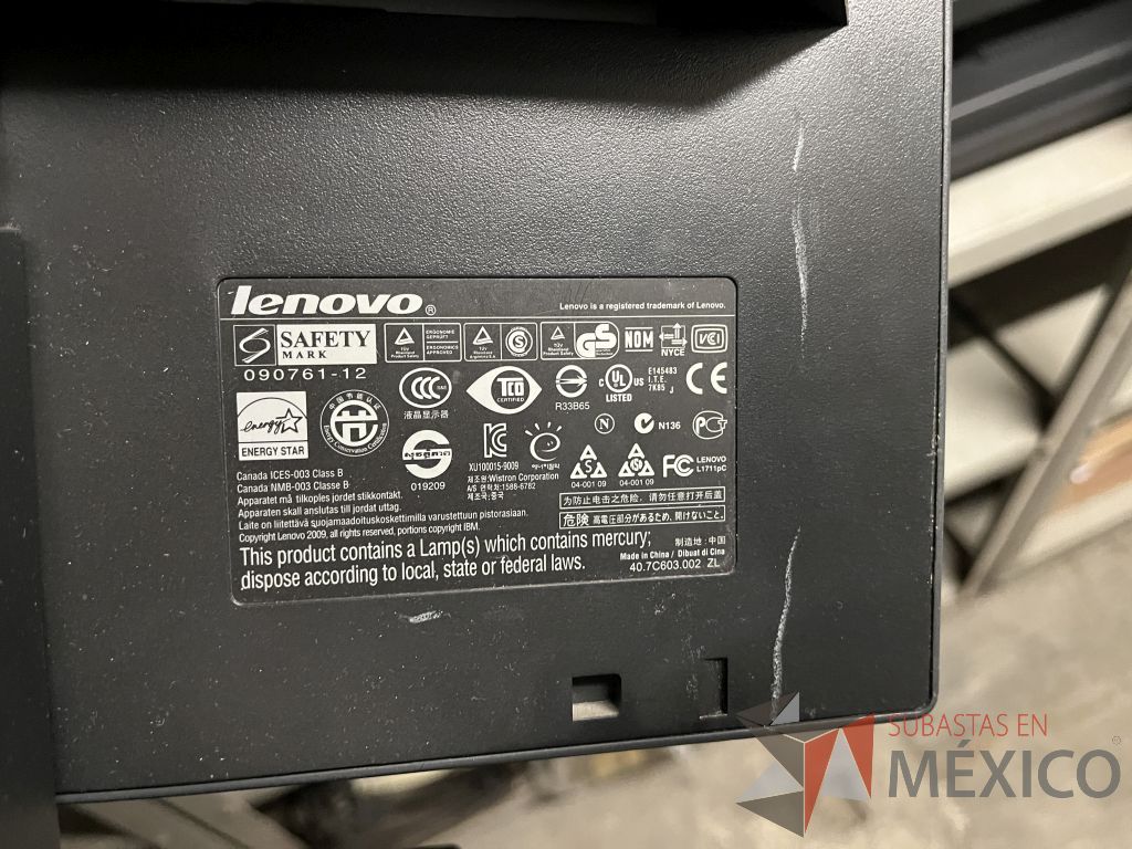 Lote 074 - 300 Pantallas Ti sin base, marca: Lenovo, View Sonic y Dell - Imagen 15
