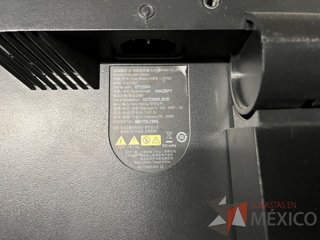 Lote 074 - 300 Pantallas Ti sin base, marca: Lenovo, View Sonic y Dell - Imagen 6
