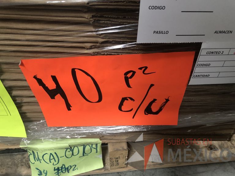 Lote 019 - 7556 Piezas de diferentes materiales (Etiquetas, cajas de cartón, lamina de cartón, caja de cartón, etc.) - Imagen 119