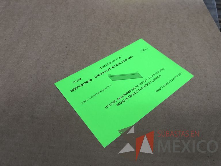 Lote 019 - 7556 Piezas de diferentes materiales (Etiquetas, cajas de cartón, lamina de cartón, caja de cartón, etc.) - Imagen 137