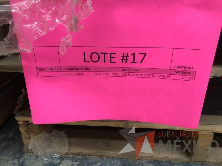 Lote 016 - 490 Artículos varios ( Acrílicos negros, Tubo de Acrílico, etc...) - Imagen 42