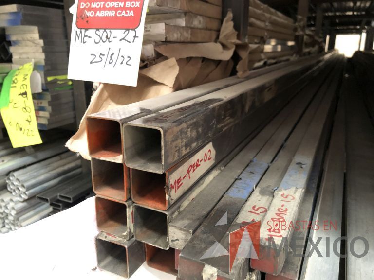 Lote 002 - 789 piezas de diferentes materiales (Lamina de acero, Tubo redondo, Soleras, etc...) - Imagen 148